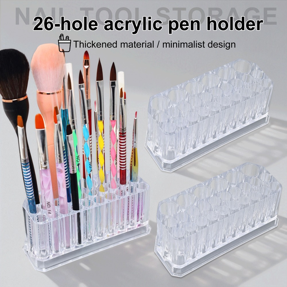 26 Holes Acrylic Nail Brushes  - Beauty Home Makeup reseña y precio