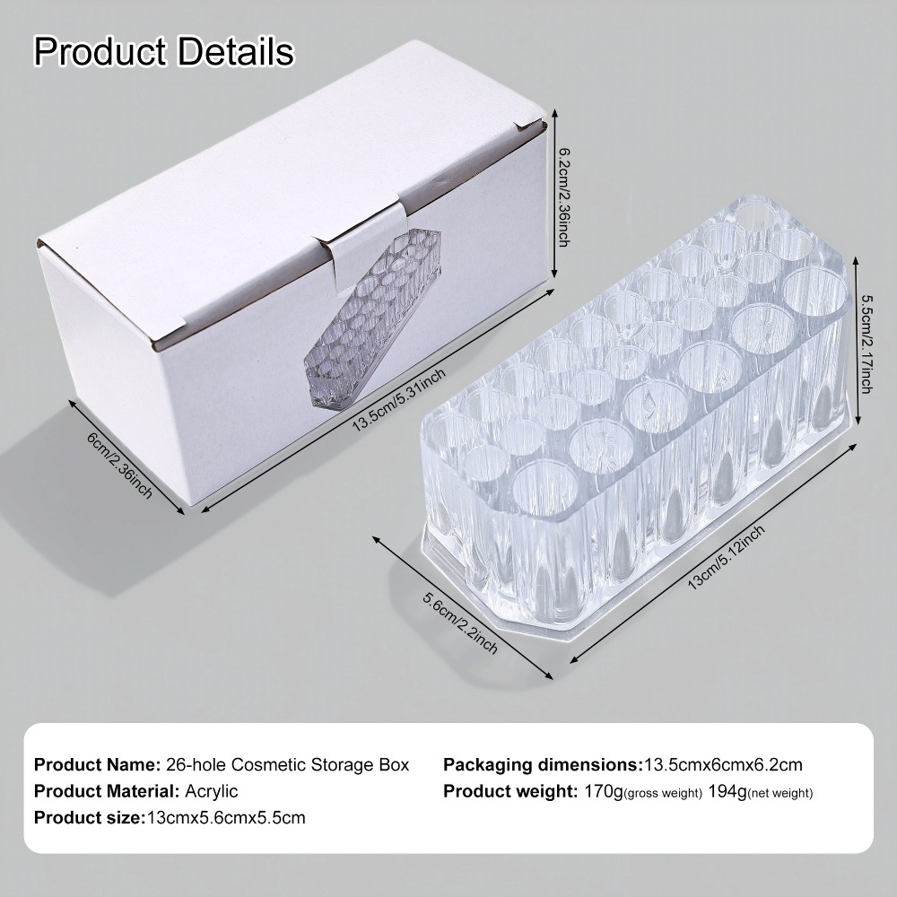 26 Holes Acrylic Nail Brushes  - Beauty Home Makeup reseña y precio