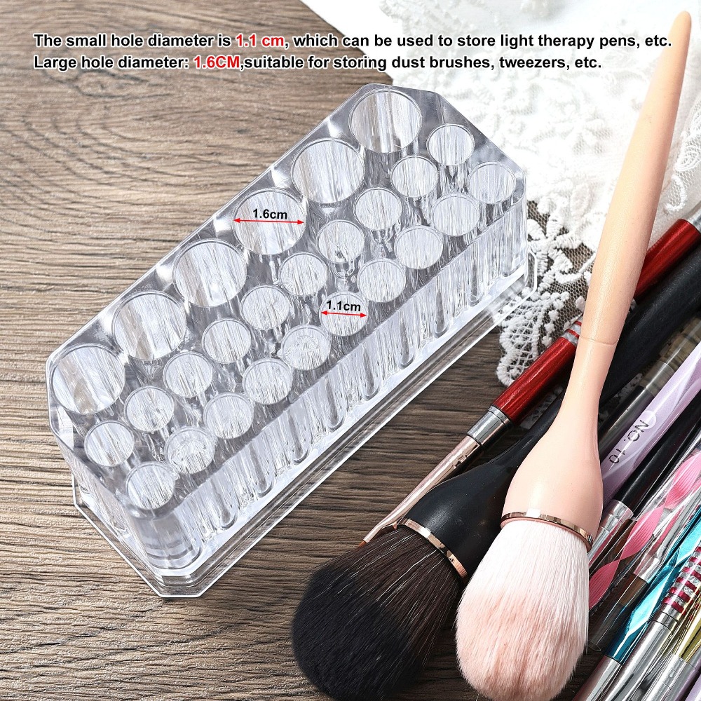 26 Holes Acrylic Nail Brushes  - Beauty Home Makeup reseña y precio