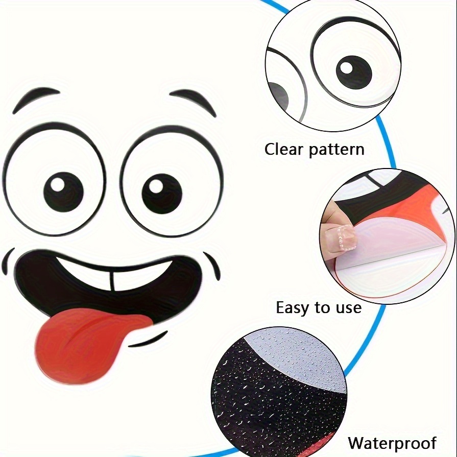 4pcs cartoon face self-adhesiv - Beauty Glazed Makeup reseña y precio