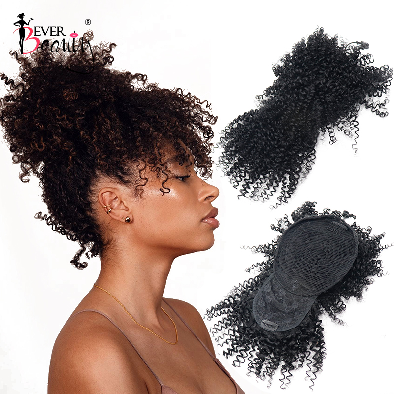 Ponytail Human Hair Mongolian  - Pure Beauty Hair & Makeup reseña y precio