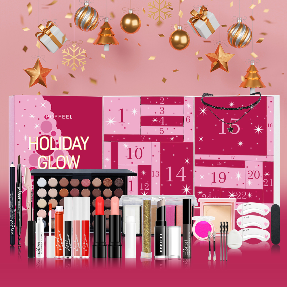 POPFEEL 24 Day Holiday Glow Ad - Beauty Makeup Gift Sets reseña y precio