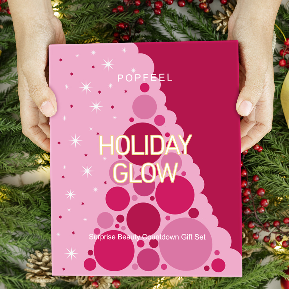 POPFEEL 24 Day Holiday Glow Ad - Beauty Makeup Gift Sets reseña y precio