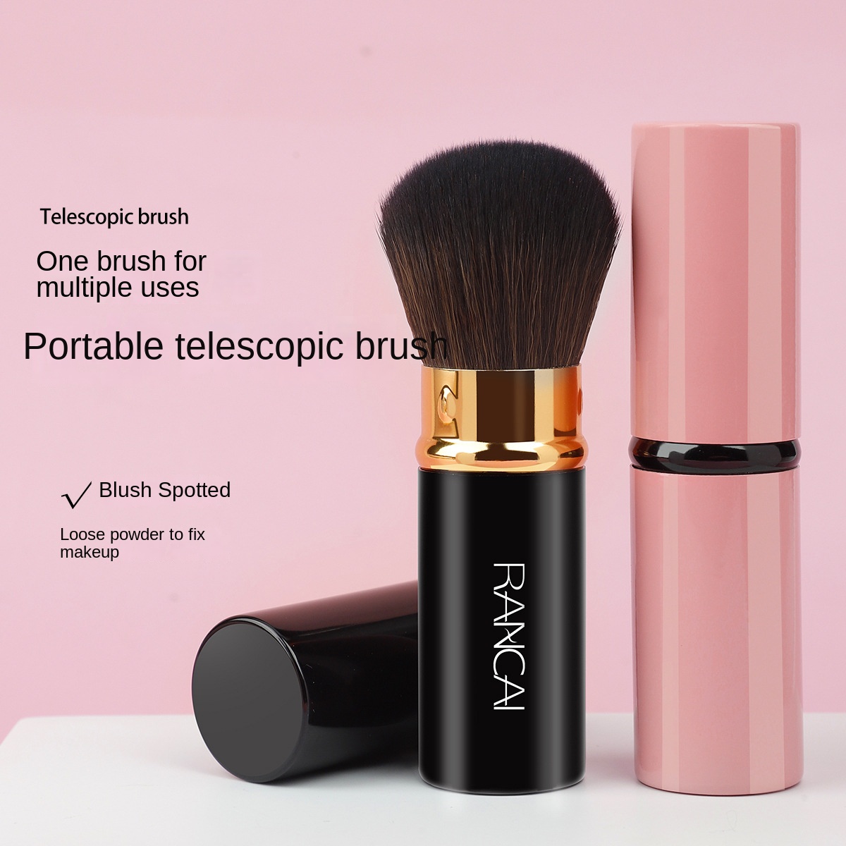Pro Retractable Soft Makeup Br - Beauty Queen Makeup reseña y precio